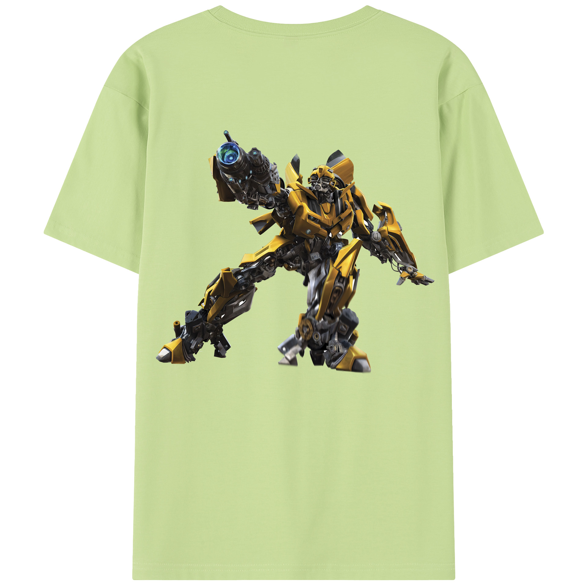 （画像用） Transformers トランスフォーマー 綿100％半袖Tシャツ（背面プリント）